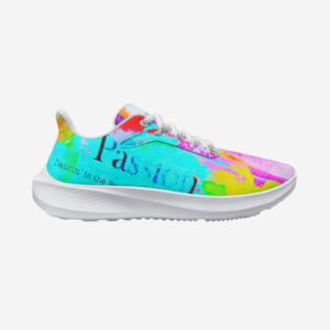 Multicoloured and colourful Ardor Pulse art sneakers.