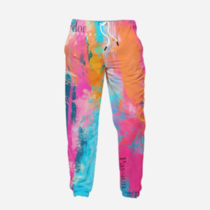 Ardor sweatpants in an explosion of colour.